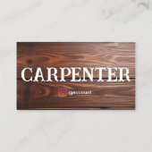 Timmerman Master houtbewerkingsindustrie Visitekaartje (Achterkant)