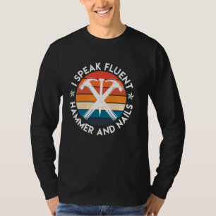 TIMMERMAN MEESTER VAN HAMERS EN SPijkers Grappig R T-shirt