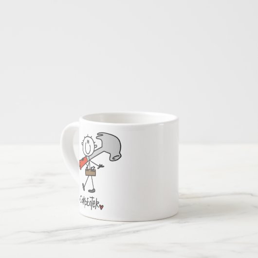 Timmerman Met Hamer Espresso Kop (Links)