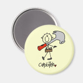 Timmerman Met Hamer Magneet (Voorkant / Achterkant)