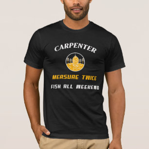 TIMMERMAN METEN TWEE KEER VISSEN HET HELE WEEKEND T-SHIRT