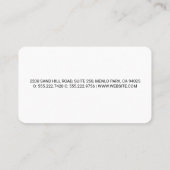 Timmerman Reparatiepictogrammen | Bouwgereedschap Visitekaartje (Achterkant)