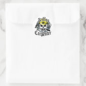 timmerman schedel: killer timmerman ronde sticker (Tas)