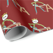 Timmerman Stickman Cadeaupapier (Rol Hoek)