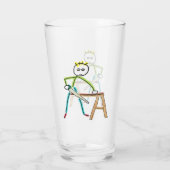 Timmerman Stickman Glas (Achterkant)