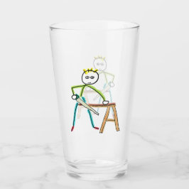 Timmerman Stickman Glas
