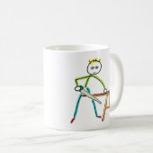 Timmerman Stickman Koffiemok (Voorkant rechts)