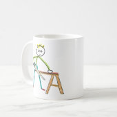 Timmerman Stickman Koffiemok (Voorkant links)