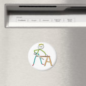 Timmerman Stickman Magneet (Insitu (Vaatwasser))