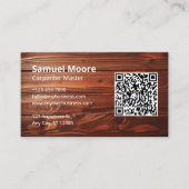 timmerman visitekaartje (Voorkant)