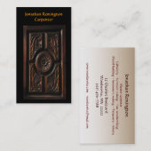 Timmerman Visitekaartje (Voorkant / Achterkant)