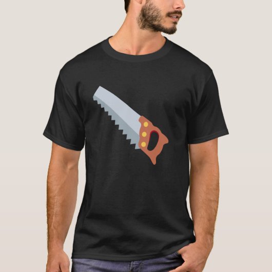 Timmerman zaag t-shirt (Voorkant)