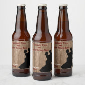 Timmerman's bruiloft bier etiket (Flessen)