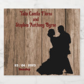 Timmermansbruiloft   bier etiket (Enkel label)