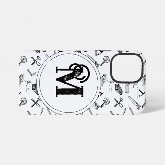 timmermansvak iPhone hoesje (Achterkant horizontaal)