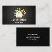 Timmermanswerk en Home Logo Visitekaartje (Voorkant / Achterkant)