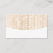 Timmermanswerk | Hardhouten Panelen Visitekaartje (Achterkant)