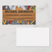 Timmermanswerk | Hout Metaal Staal Visitekaartje (Voorkant / Achterkant)