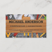 Timmermanswerk | Hout Metaal Staal Visitekaartje (Voorkant)