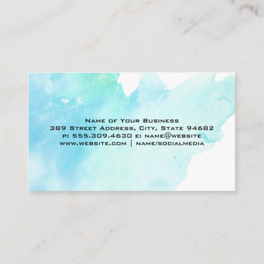 Timmermanswerktuigen en pictogram van het huisdak visitekaartje (Achterkant)