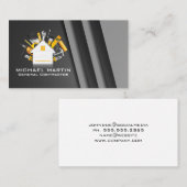 Timmermanswerktuigen voor thuis | Aannemer Visitekaartje (Voorkant / Achterkant)