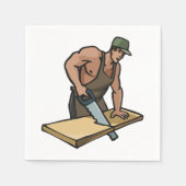 Timmerpapierservetten Servet (Voorkant)