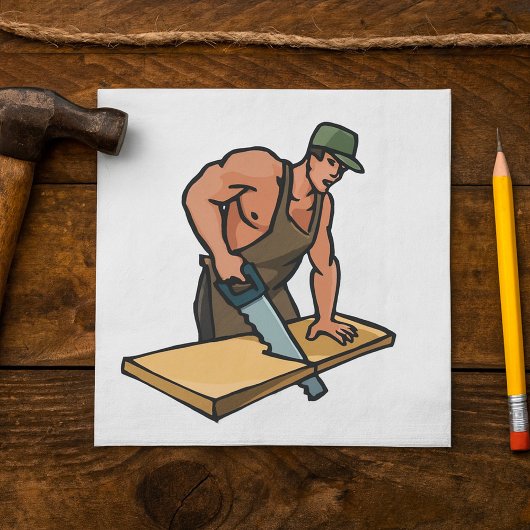 Timmerpapierservetten Servet