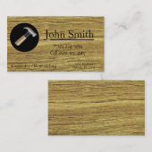 Timmerwerk - Bouw visitekaartje Sjabloon (Voorkant / Achterkant)