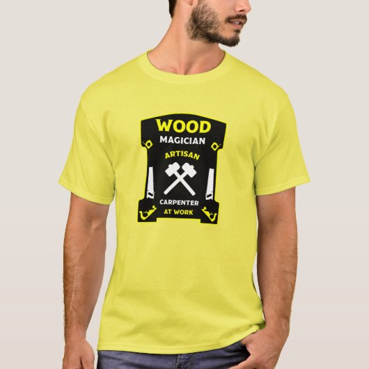 Timmerwerk en houtbewerking t-shirt (Voorkant)