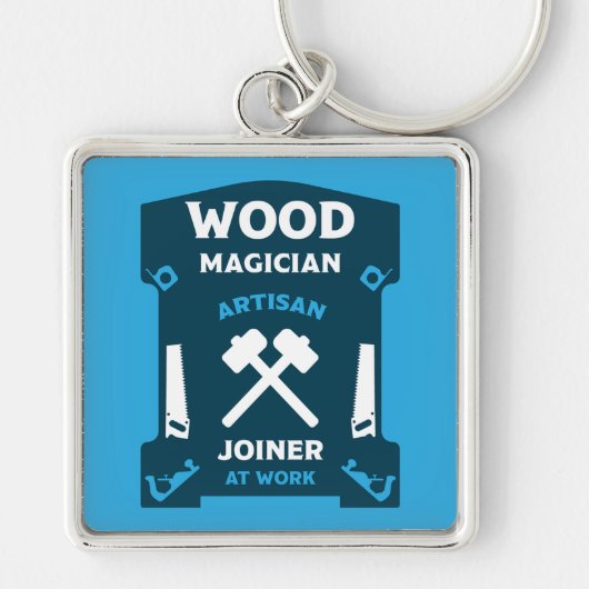 Timmerwerk en schrijnwerk Gift Sleutelhanger (Voorkant)