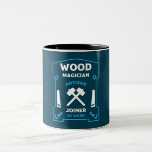 Timmerwerk en schrijnwerk Gift Tweekleurige Koffiemok