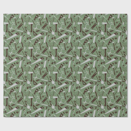 Timmerwerk Gereedschap, houtbewerking Cadeaupapier (Vlak)