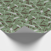 Timmerwerk Gereedschap, houtbewerking Cadeaupapier (Hoek)