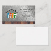 timmerwerk | Hardwaretools | bouwer Visitekaartje (Voorkant / Achterkant)