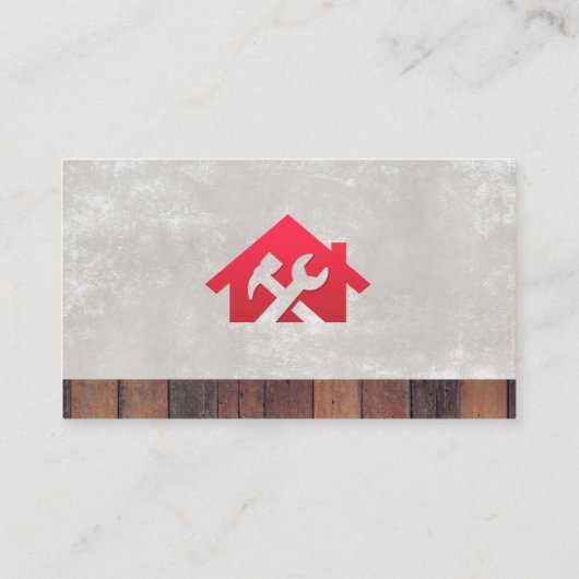 timmerwerk | Home Fixer | houtversiering Visitekaartje (Achterkant)