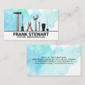 Timmerwerk Home Reparatie Gereedschap Visitekaartje (Voorkant / Achterkant)