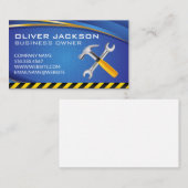 Timmerwerktuigen | Bouwer Visitekaartje (Voorkant / Achterkant)