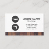 Timmerwerktuigen | Bouwer Visitekaartje (Voorkant)