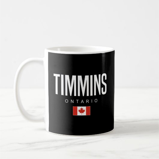 Timmins Ontario Canada Koffiemok (Links)