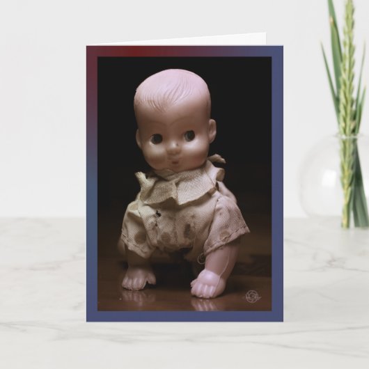 Timmy, de griezelige Halloween pop, kruipt. Kaart (Voorkant)