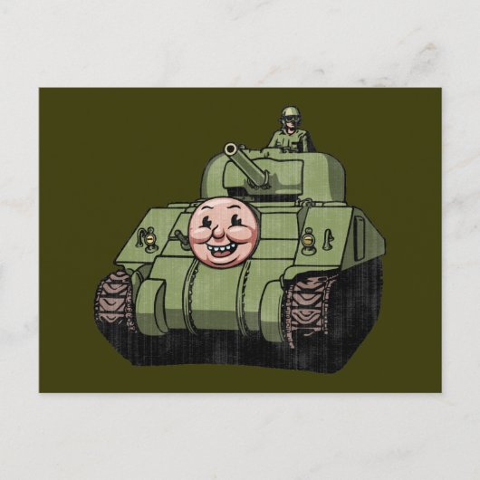 Timmy the Tank Briefkaart (Voorkant)