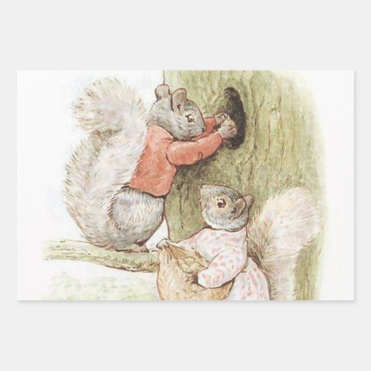 Timmy Tiptoes en Goody Squirrel beroemd gemaakt do Inpakpapier Vel (Voorkant 3)