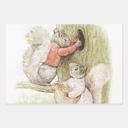 Timmy Tiptoes en Goody Squirrel beroemd gemaakt do Inpakpapier Vel (Voorkant)