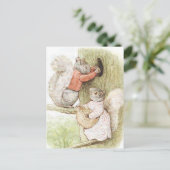 Timmy Tiptoes en Goody Squirrel door Beatrix Potte Briefkaart (Staand voorkant)