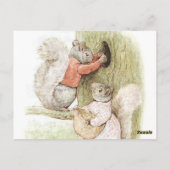 Timmy Tiptoes en Goody Squirrel door Beatrix Potte Briefkaart (Achterkant)