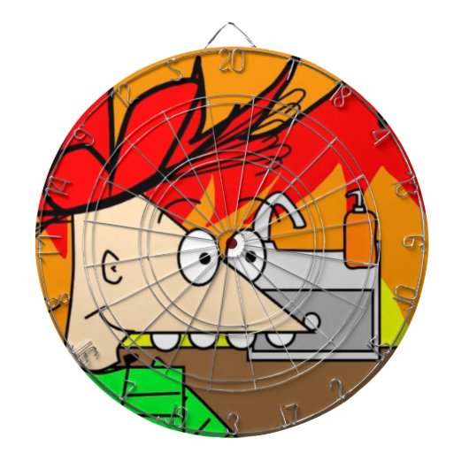 Timmy Trilde Dartbord (Voorkant)