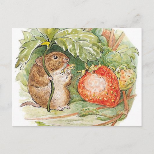 Timmy Willie Mouse - Beatrix Potter Briefkaart (Voorkant)