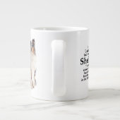 Timmy's Blue Merle Sheltie Jumbo Mok (Achterkant)