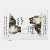 Timmy's Blue Merle Sheltie Kitchen Towel Theedoek (Horizontaal)