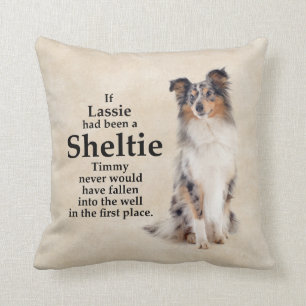 Timmy's Blue Merle Sheltie Pillow Kussen